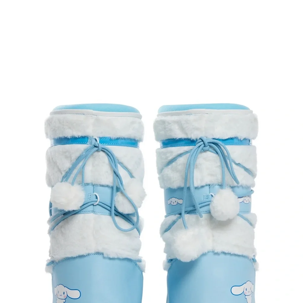 YRU Blizz Cinnamoroll Boots US Women’s Size 6 White Pink Sanrio Dolls Kill Fur - Picture 14 of 14